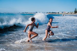 Family Fun at the beach in Mandurah