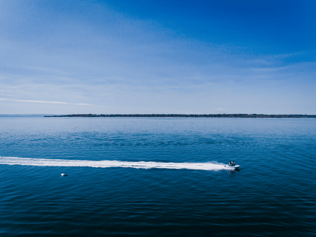 Jet Skiing on the estuary in Mandurah