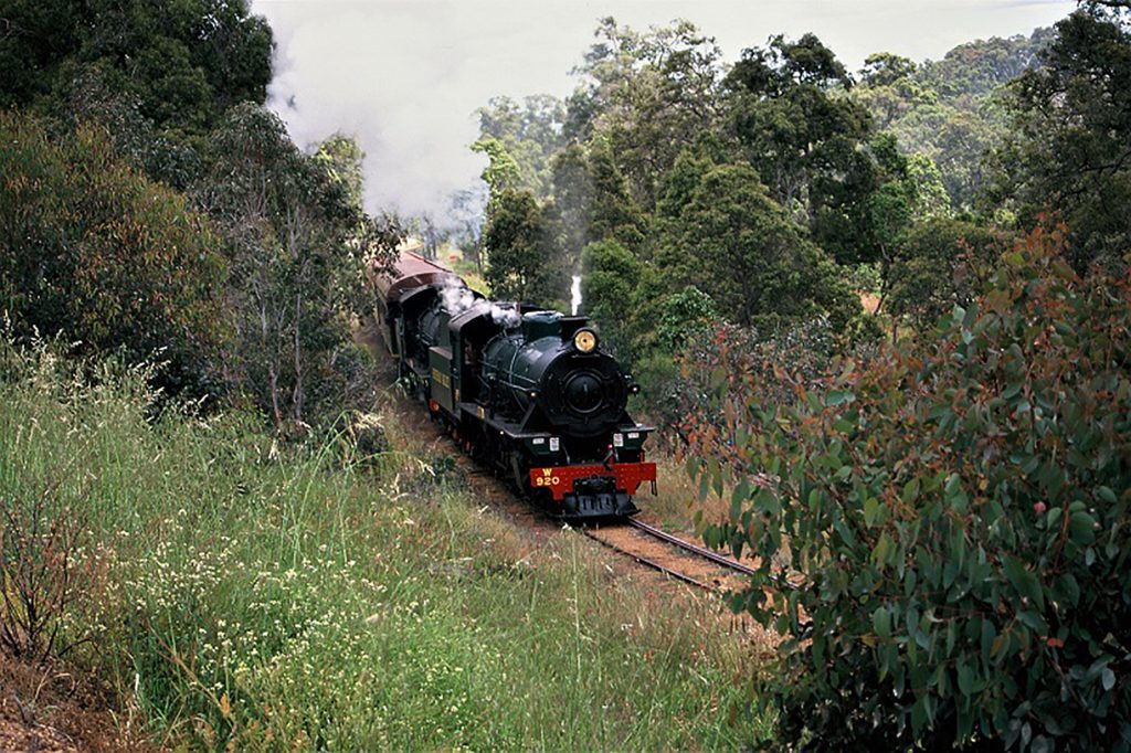 Journey back in time on a steam train in Dwellingup