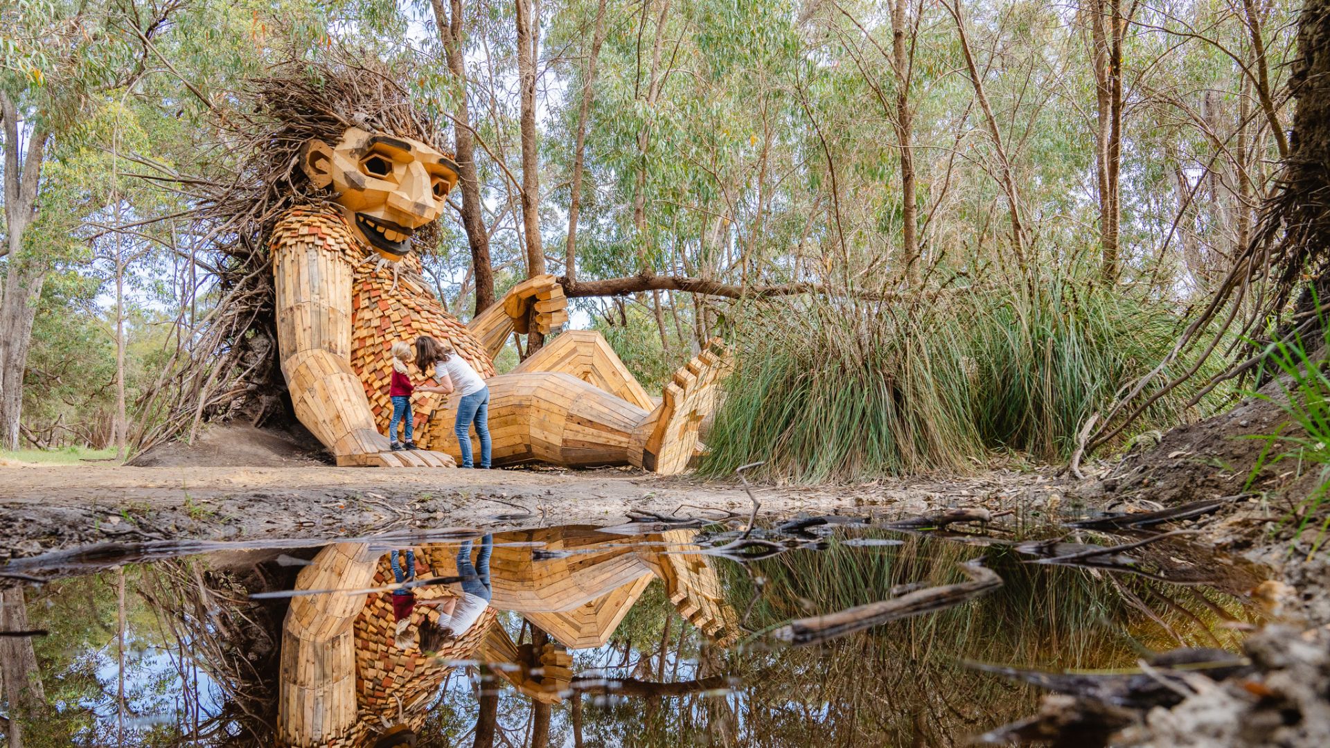 Little Lui by Thomas Dambo, Giants of Mandurah