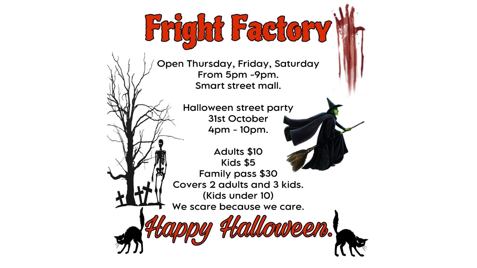 Fright Factory - Haunted House Halloween at Smart Street Mall Mandurah